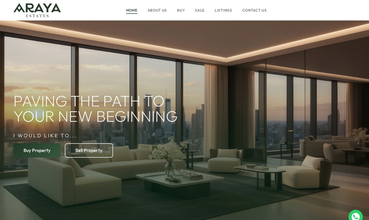 Araya Estates brand visual